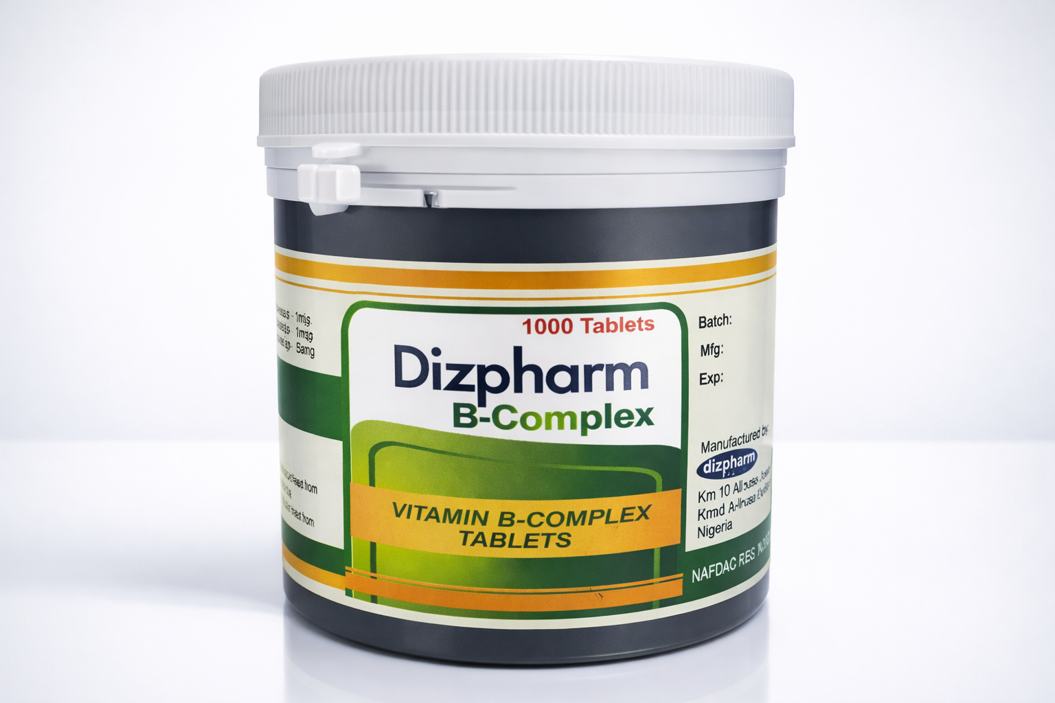 Dizpharm B Complex pack shot