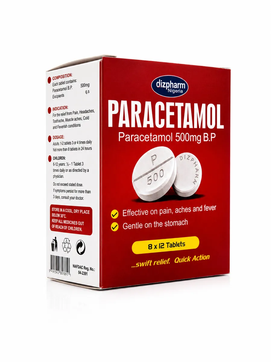 Dizpharm Paracetamol pack shot