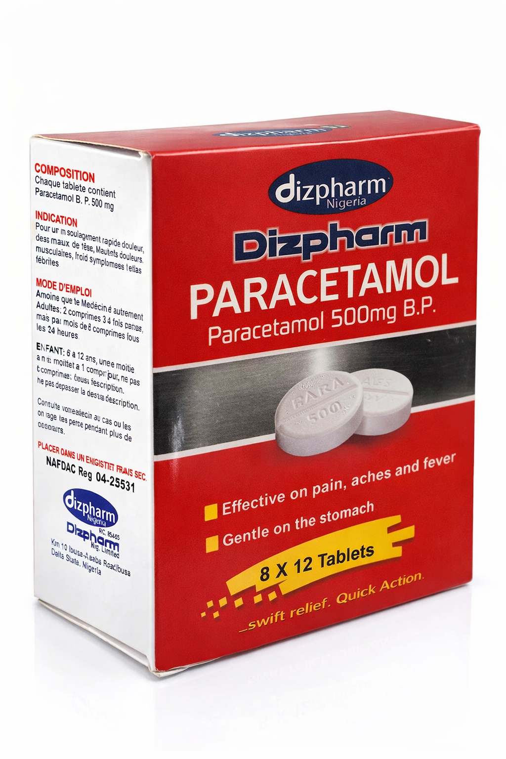 Dizpharm Paracetamol pack shot