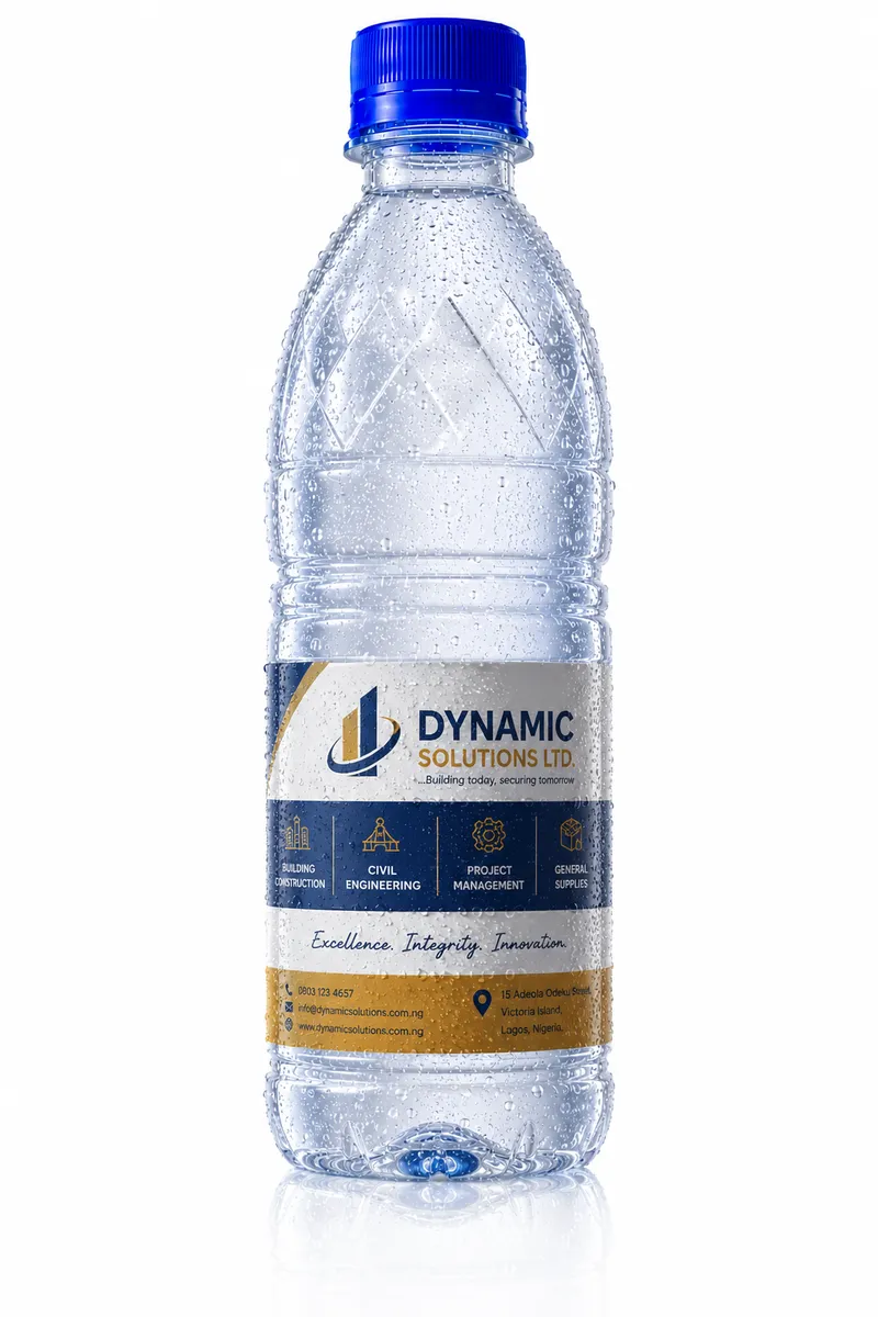 Custom Branded Water Bottles for Companies &amp; Events — Dizpharm Nigeria