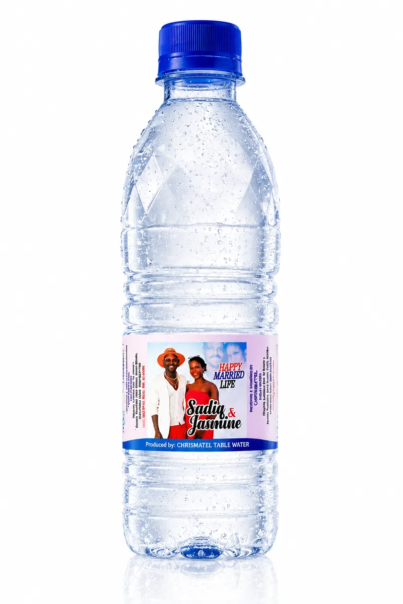 Customised Wedding Water Bottles in Nigeria — Dizpharm Nigeria